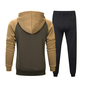 Wholesale <b>Pullover</b> And Hooded Collar <b>Men's</b> Sports Tracksuit Plus Size Street Wear Sports <b>Men's</b> Activewear Tracksuit Set - Product Image 2