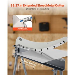 Cesoia Manuale da Banco da 39 Pollici per Lavorazione Lamiere Metalliche, Materiale Q235 di Alta Qualità - Product Image 2