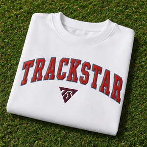 Women's White Outlined Varsity Letter <b>Crewneck</b> Sweatshirt Long Sleeve Drop Shoulder Custom Logo - Product Image 6