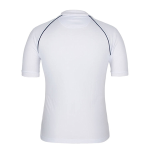 เสื้อโปโลแขนสั้นสีขาวสำหรับผู้ชาย ผ้าทอออกซ์ฟอร์ด ระบายอากาศได้ดี ทรงปกติ สวมใส่สบาย ดีไซน์เรียบง่าย - Product Image 2