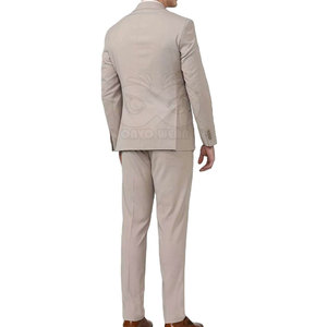 Costume Homme 2 Pièces Tendance – Veste et Pantalon Formels Contemporains pour Affaires, Mariages, Fêtes et Bureau – Fabricant Sur Mesure - Product Image 3