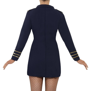 Uniformes de Piloto de Aerolínea para Mujer de la Mejor Calidad, Precio Bajo de Fabricante, Conjunto de Vuelo con Logotipo Personalizado y Color Sólido - Product Image 2