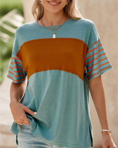 Camiseta de algodón suave para mujer, camiseta de verano informal cómoda de manga corta ligera, ideal para uso diario y diversión al aire libre - Product Image 2