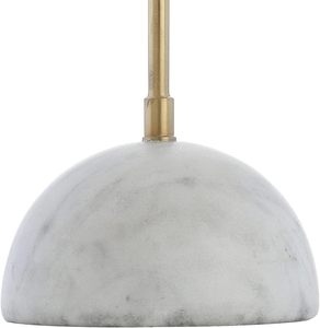 Elegant Brass Gold White Marble Base LED Table <b>Lamp</b> Modern Arched Task <b>Lamp</b> for Home Office Bedroom Decor - Product Image 2