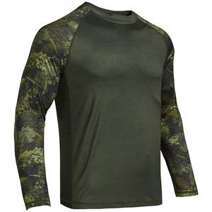 Men's Long Sleeve Camouflage Hunting Shirt Breathable Polyester Full Sleeve Outdoor Summer Wear - Product Image 3