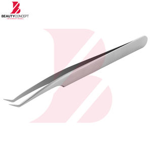 Pinzas para Extensiones de Pestañas, Puntas Curvas y Puntiagudas de Fibra, Producto de la Mejor Calidad, Pinzas para Extensión de Pestañas - Product Image 5
