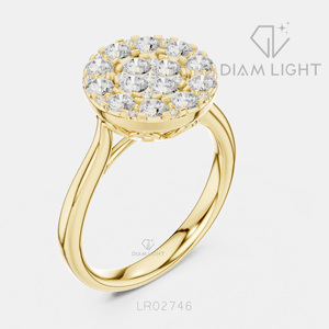 Bague de mariage en or blanc 14 carats avec diamant de laboratoire de 0,932 carats, taille ronde, certifiée IGI, bijoux fins, cadeau pour fiançailles, mariage, anniversaire - Product Image 6