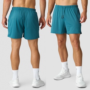 Pantalones Cortos Deportivos Retro Lisos al por Mayor, Pantalones Cortos de Baloncesto de Color Sólido Transpirables para Entrenamiento al Aire Libre para Hombre, Hechos en Bangladés - Product Image 5