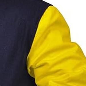 Custom Embroidery Patch Satin Varsity Jacket Men Casual Baseball <b>Decoration</b> Zipper Waterproof <b>Winter</b> - Product Image 5