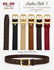 เข็มขัดหนังผู้หญิงคุณภาพดี ไม่ยับ ขายส่ง - Product Image 3