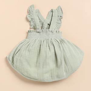 เสื้อแขนกุดผ้ามัสลินออแกนิกสำหรับเด็กเสื้อผ้าเด็กระดับพรีเมี่ยม - Product Image 2