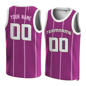 Camiseta de Baloncesto Sublimada Personalizada al por Mayor, Ligera, 100% Poliéster, Cuello Redondo, Sin Mangas, Ropa Deportiva Transpirable para Equipos - Product Image 6