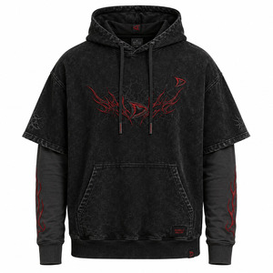 Pulls à Capuche Oversize Personnalisés pour Hommes – Coton et Polyester Molletonné Lourd 350 g/m² – Qualité Supérieure – Vente en Gros - Product Image 1