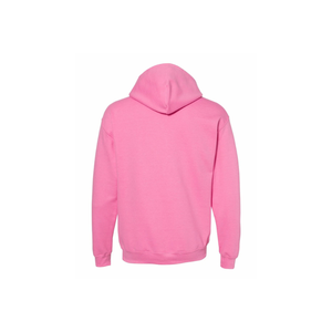 <b>Pink</b> Hooded <b>Sweatshirt</b> Regular Fit Cotton Fleece Casual Autumn Pullover With Pocket Unisex - Product Image 5
