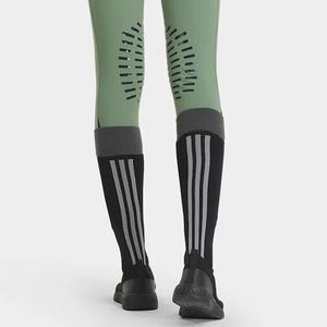 Pantalones de equitación de punto transpirables para mujer 2026, hasta la pantorrilla, con diseño de rayas laterales, color sólido, de nailon y elastano 2026 - Product Image 6