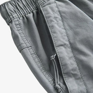 Pantalones Cortos Cargo de Cintura Elástica Estilo Urbano, 100% Algodón, 6 Bolsillos, Personalizados, para Hombre, OEM, Gran Venta - Product Image 4