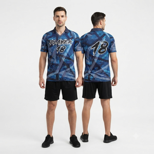 Maillot de football américain 7v7 personnalisé OEM, imprimé par transfert thermique, 100 % polyester respirant, taille élastique, manches courtes, équipe personnalisée - Product Image 5