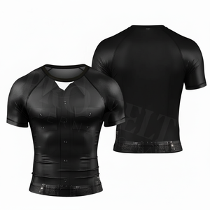เสื้อแรชการ์ดสำหรับฝึกซ้อม BJJ ระบายอากาศได้ดี แห้งเร็ว กระชับกล้ามเนื้อ สำหรับผู้ชาย ออกกำลังกาย ฟิตเนส เล่นน้ำ ทนทาน - Product Image 2