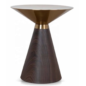 Dernier modèle de table d'appoint en laiton antique Table basse décorative moderne Table de canapé décorative en aluminium au prix de gros - Product Image 5