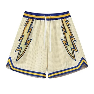 Pantalones Cortos Deportivos para Hombre, Estilo Moderno, Ecológicos, Cintura Elástica, Transpirables, de Malla, Color Sólido, Secado Rápido, Estilo Vintage, para Verano - Product Image 1