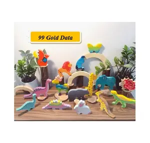 Colorful Wooden Toys For Kids Playing and Home Decoring - Many Cute Animal in The Forest - Good Price For Wholesale