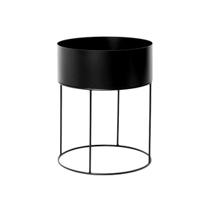 Modern Decorative Planter With Stand Featuring Durable Iron <b>Frame</b> for Indoor Outdoor <b>Plant</b> Display - Product Image 4
