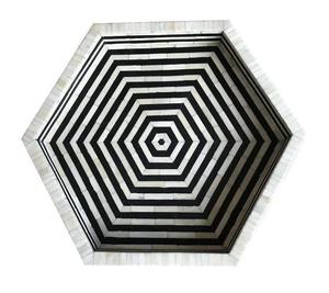 Bandeja de consola con incrustaciones de hueso artesanal de primera calidad, bandeja decorativa hecha a mano exquisita - Product Image 2