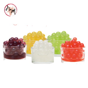 Perlas de Boba con Sabor a Uva, Botella de 3.4 kg, Jugo de Frutas de Taiwán, Adorno para Té de Burbujas, Certificado Halal HACCP - Product Image 3