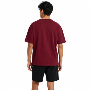 T-shirt en coton épais à étiquette détachable, coupe classique, impression DTF personnalisée, vente en gros, OEM, marque privée pour l'impression - Product Image 3