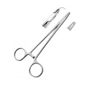 Porte-aiguille Halsey de qualité supérieure, droit, en acier inoxydable, forceps chirurgical - Product Image 2