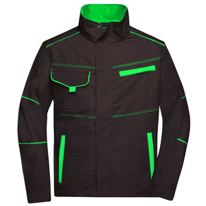 Custom Men's <b>Black</b> softshell Fleece <b>Jacket</b> Stand Collar Zipper Closure Windproof Casual Autumn Wear Regular Fit Polyester coat - Product Image 5