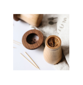 Boîte à cure-dents en bois artisanale, naturelle et polie, prix incroyable pour la décoration de table royale, conteneur à cure-dents en bois - Product Image 6