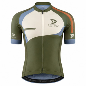 Maillot de cyclisme VTT personnalisé OEM, maillot de course en montagne, fermeture éclair intégrale, panneau en mesh respirant avec poches arrière - Product Image 2