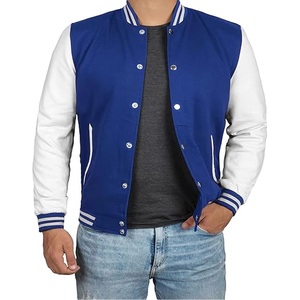 STARGAZE SPORTSWEAR Men's Slim-Fit <b>Waterproof</b> Quick-Dry Reversible Eco-Friendly Canvas Varsity <b>Jacket</b>-<b>Winter</b> Casual College - Product Image 4