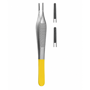 Pinza Adson con insertos TC, pinza hemostática de acero inoxidable, pinza de disección y enucleación, certificada CE para cirugía general - Product Image 1