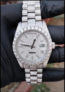 นาฬิกาอัตโนมัติรุ่นลิมิเต็ดอิดิชั่นสุดหรูหุ้มทองคำขาว ประดับเพชรเต็มหน้าปัดและขอบตัวเรือนแบบพิเศษ - Product Image 2