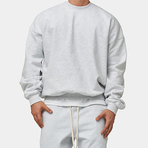 เสื้อสเวตเชิ้ตคอกลมแบบกำหนดเอง ขายส่ง ผู้ผลิต OEM ผู้จัดจำหน่าย ผ้าฝ้ายฟลีซ พูลโอเวอร์ แบรนด์ส่วนตัว ผลิตจำนวนมาก - Product Image 1