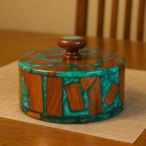 Tarro de Almacenamiento de Madera Natural Premium con Acabado Liso para la Organización y Almacenamiento en Cocinas Modernas - Product Image 6