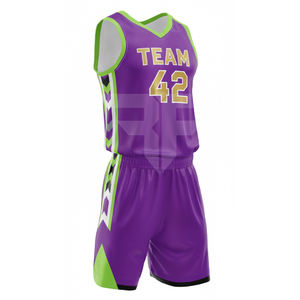 Camiseta de Baloncesto Personalizada con Nombre y Número del Equipo, Diseño Impreso Personalizado, Uniforme de Baloncesto que Absorbe la Humedad - Product Image 4