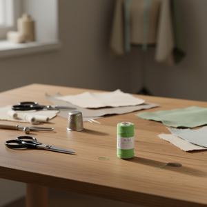 ด้ายฝ้ายอิลัน 80 กรัม สีเขียว 1.5 มม. สำหรับเย็บผ้า - Product Image 2