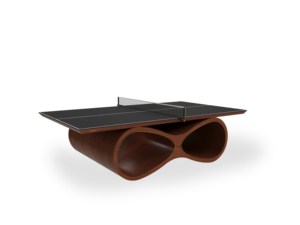Compre la Mesa de Ping Pong Infinity, una Mesa de Tenis de Mesa de Lujo Moderna con Base de Madera de Diseño, Mesa de Juego Premium para Interiores, para el Hogar o el Club - Product Image 2