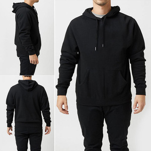 Sudadera con Capucha Personalizada para Hombre, 100% Algodón Tejido, Color Sólido, Logotipo Impreso, Estilo Casual para Otoño, Corte Regular, Diseño con Bolsillo Frontal - Product Image 3
