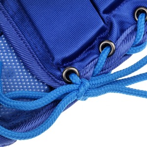 Chaleco de equitación unisex azul sin mangas, transpirable, con cierre de cremallera, de tela tejida, chaqueta de seguridad 2026 - Product Image 3