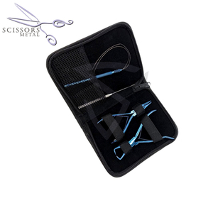 Herramienta de bucle de acero inoxidable para extensiones de cabello, kit de alicates para extensiones de cabello, juego de herramientas de microanillos para el hogar - Product Image 2