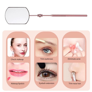 Factory Sialkot Custom Color Lips Shaped Eyelash <b>Mirror</b> Premium Precision Beauty <b>Makeup</b> Lash Extension Inspection <b>Mirrors</b> - Product Image 5