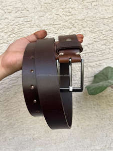 เข็มขัดหนังแท้สำหรับผู้ชายเข็มขัดผู้ชายหนังแท้แบบคลาสสิกเข็มขัดหนังแท้ทำด้วยมือมีสไตล์ใหม่ - Product Image 2