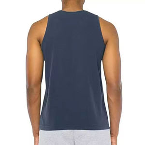 Sleeveless O-Neck Casual Knitted <b>Vest</b> <b>for</b> <b>Men</b> Tight Man <b>Vest</b> <b>Sport</b> Gym Fitness Muscle <b>Men</b> Ribbed Tank Top 100% Polyester Quick - Product Image 2