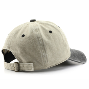 Casquette de baseball en toile de nylon lavée à 6 panneaux avec boucle métallique, unisexe, couleur unie, décontractée, pour adulte, respirante et imperméable, toutes saisons - Product Image 6