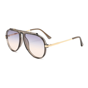 RTS New Trends Fashionable Large Metal UV Protection Sunglasses 2026 for Men and Women Outdoor Activities - Product Image 3