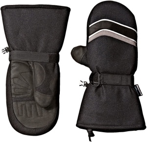 Unisex Cold Water Proof Split Finger Wrist Strap Heat Insulated Work <b>Gloves</b> Outdoor Sports Polyester Winter <b>Ski</b> <b>Gloves</b> Hook Loop - Product Image 1